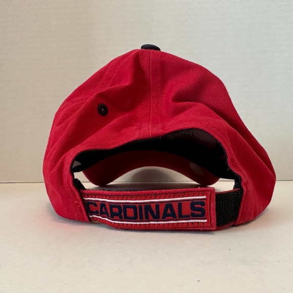 T.E.I. St Louis Cardinals Red Ball Cap Hat Embroidered Logo Adjustable Baseball - Picture 3 of 8